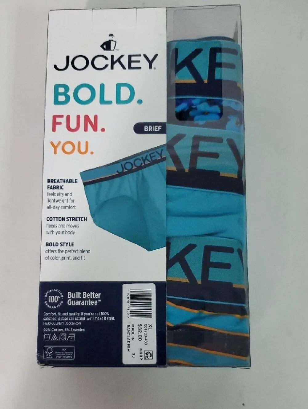 Jockey men teal
